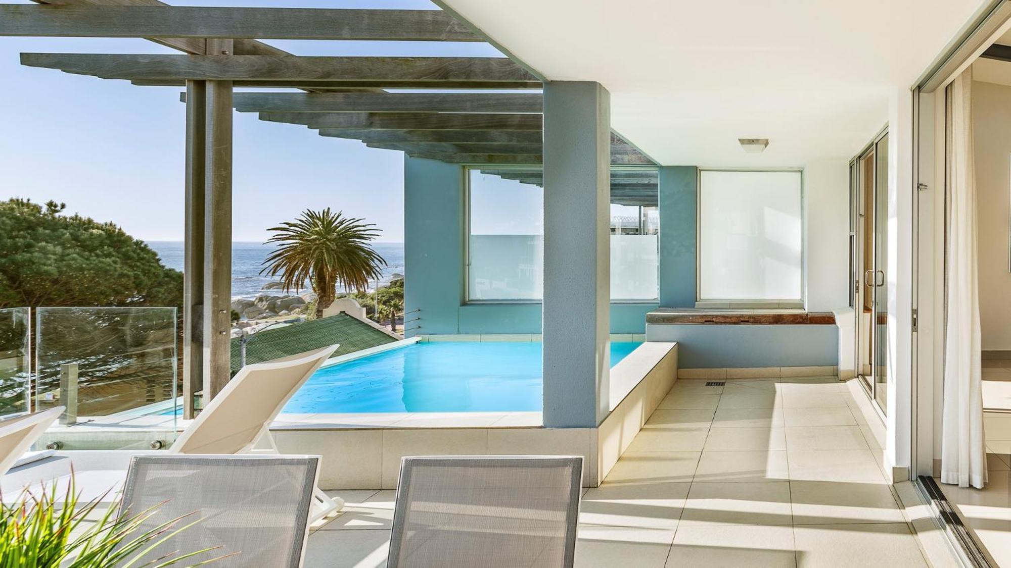 Blue Views Penthouse Beachfront Apartment With Pool Cape Town Eksteriør bilde