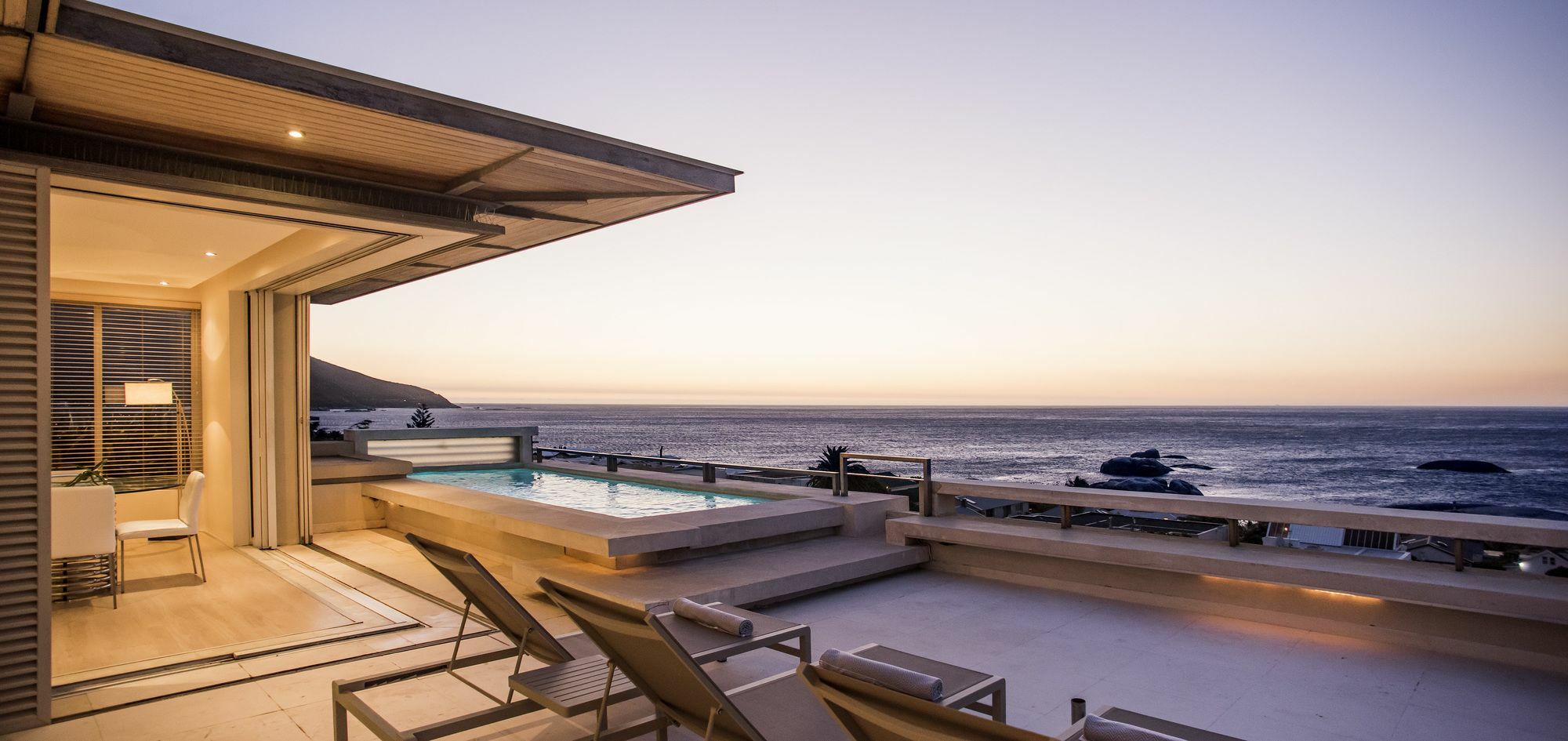Blue Views Penthouse Beachfront Apartment With Pool Cape Town Eksteriør bilde